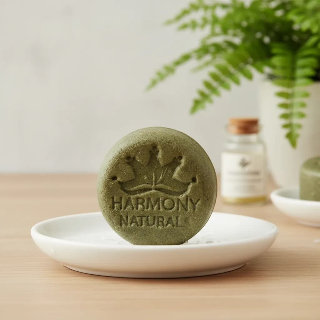 Champú Sólido Natural Anticaspa de Romero, Menta y Árbol de Té – 100 g